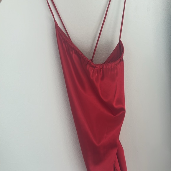 red satin fashion nova dress - Picture 2 of 3